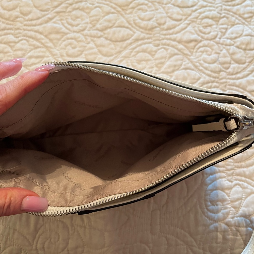 Calvin Klein Embroidered Shoulder Bag - Picture 9 of 9